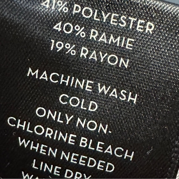 Ann Taylor Curvy Beige Linen Blend Wide Leg Dress Pants Size 10 - Picture 5 of 6